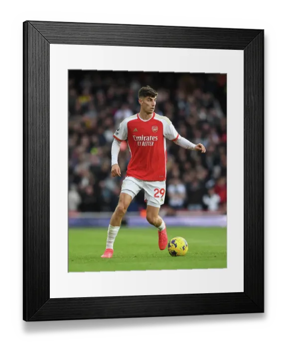 Framed Print : Havertz Shines: Arsenal Dominates Sheffield United in the 2023-24 Premier League