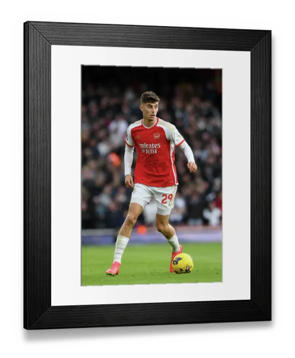 Framed Print : Arsenal's Havertz Shines: Premier League Battle against Sheffield United, October 2023