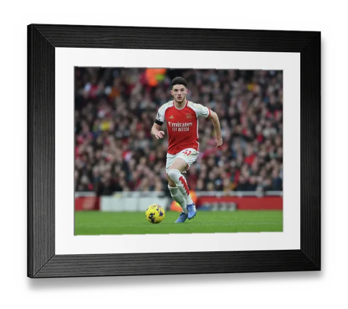 Framed Print : Declan Rice in Action: Arsenal vs Sheffield United, Premier League 2023-24 Framed Print : Declan Rice in Action: Arsenal vs Sheffield United, Premier League 2023-24