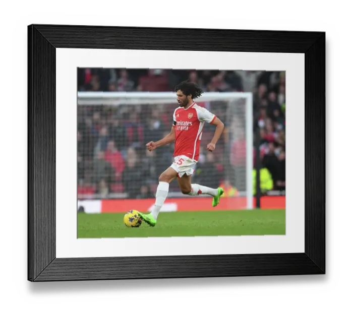 Framed Print : Mohamed Elneny in Action: Arsenal vs. Sheffield United (2023-24) Framed Print : Mohamed Elneny in Action: Arsenal vs. Sheffield United (2023-24)