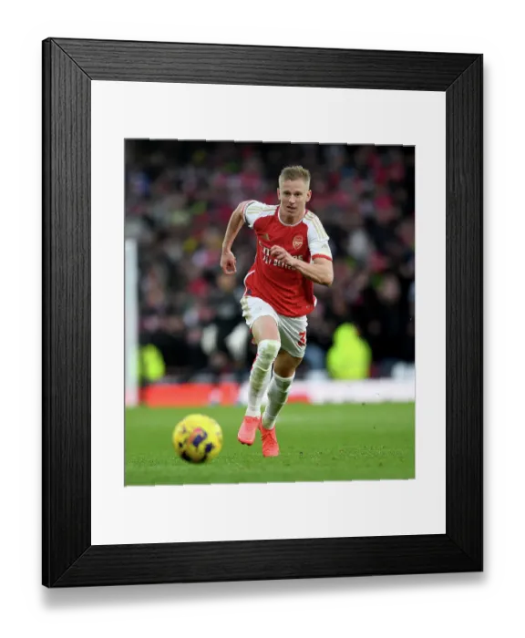 Framed Print : Zinchenko's Stellar Display: Arsenal's Victory Over Sheffield United (2023-24)