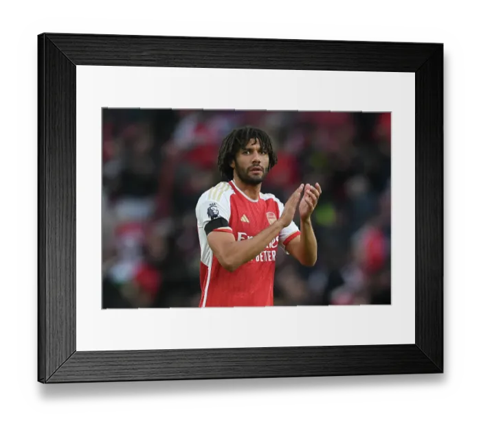 Framed Print : Arsenal's Triumph: Elneny and Team Celebrate Victory Over Sheffield United (2023-24) Framed Print : Arsenal's Triumph: Elneny and Team Celebrate Victory Over Sheffield United (2023-24)