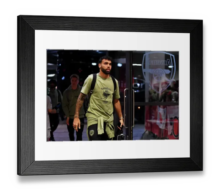Framed Print : Arsenal's David Raya Arrives at Emirates Stadium Ahead of Arsenal v Sheffield United (2023-24) Framed Print : Arsenal's David Raya Arrives at Emirates Stadium Ahead of Arsenal v Sheffield United (2023-24)