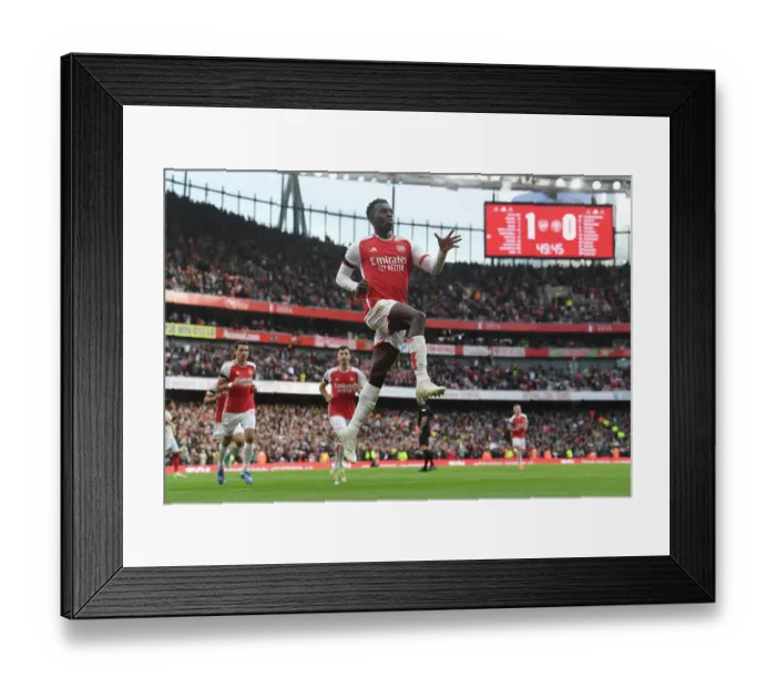 Framed Print : Eddie Nketiah Scores His Second Goal: Arsenal's Victory Against Sheffield United (2023-24) Framed Print : Eddie Nketiah Scores His Second Goal: Arsenal's Victory Against Sheffield United (2023-24)