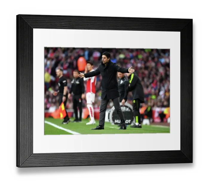 Framed Print : Arsenal vs Sheffield United: Mikel Arteta's Intense Expression at Emirates Stadium (2023-24) Framed Print : Arsenal vs Sheffield United: Mikel Arteta's Intense Expression at Emirates Stadium (2023-24)
