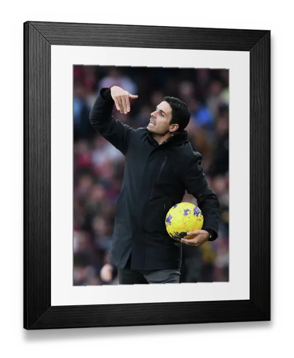 Framed Print : Arsenal vs Sheffield United: Arteta's Premier League Test in the Hot Seat, 2023-24