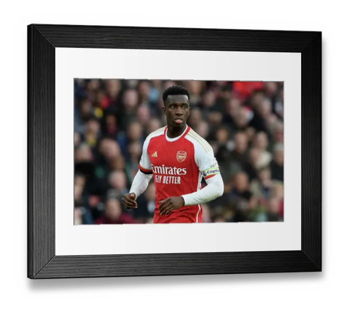 Framed Print : Intense Focus: Eddie Nketiah's Determination at Emirates Stadium - Arsenal vs Sheffield United (2023-24) Framed Print : Intense Focus: Eddie Nketiah's Determination at Emirates Stadium - Arsenal vs Sheffield United (2023-24)
