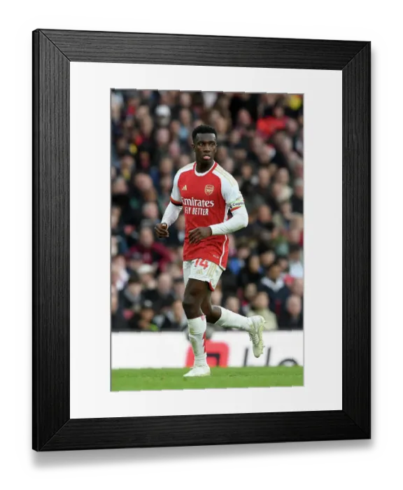 Framed Print : Arsenal vs Sheffield United: Eddie Nketiah's Intense Focus at Emirates Stadium (2023-24) Framed Print : Arsenal vs Sheffield United: Eddie Nketiah's Intense Focus at Emirates Stadium (2023-24)