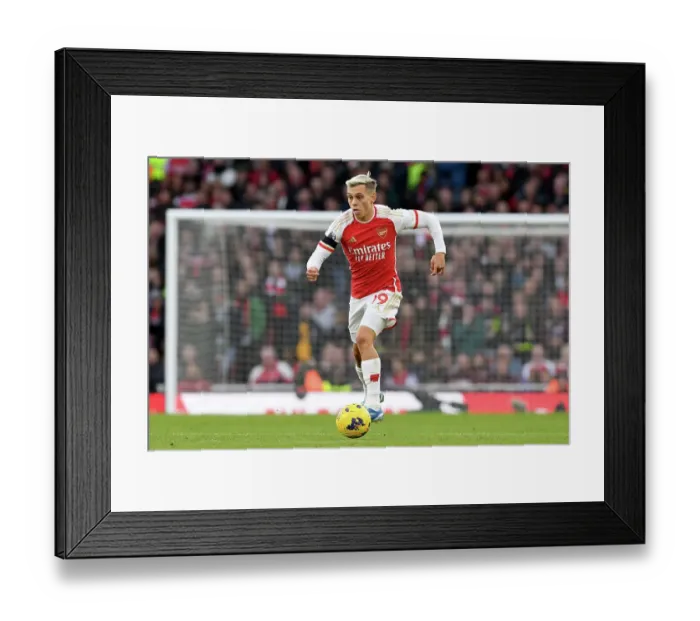 Framed Print : Arsenal's Trossard Scores at Emirates: Arsenal FC vs Sheffield United, Premier League 2023-24