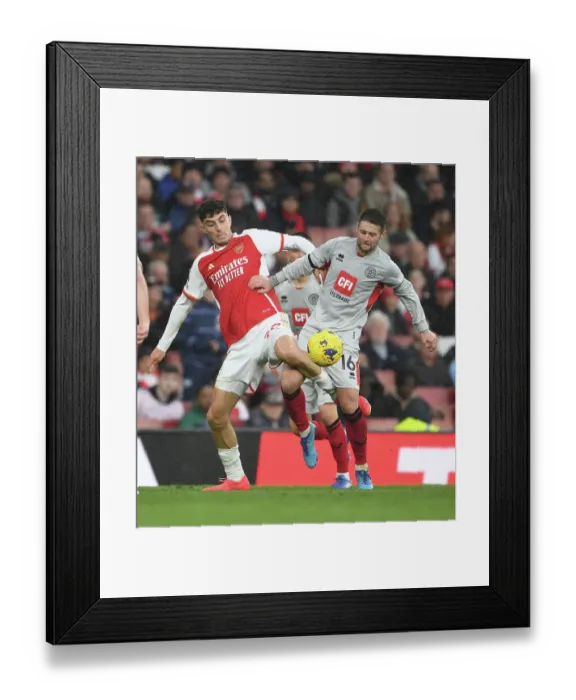 Framed Print : Arsenal vs Sheffield United: Kai Havertz Clash in the 2023-24 Premier League Framed Print : Arsenal vs Sheffield United: Kai Havertz Clash in the 2023-24 Premier League