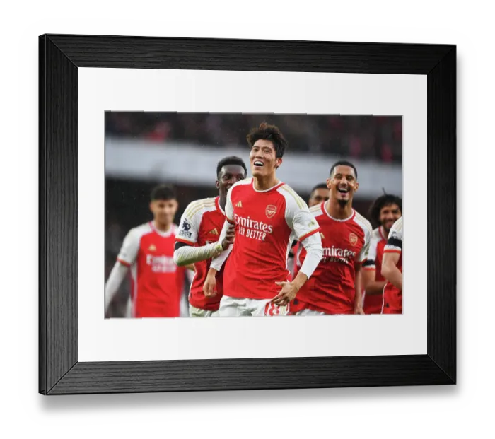 Framed Print : Tomiyasu's Fifth: Arsenal's Thrilling 5-Goal Spree vs Sheffield United (2023-24) Framed Print : Tomiyasu's Fifth: Arsenal's Thrilling 5-Goal Spree vs Sheffield United (2023-24)