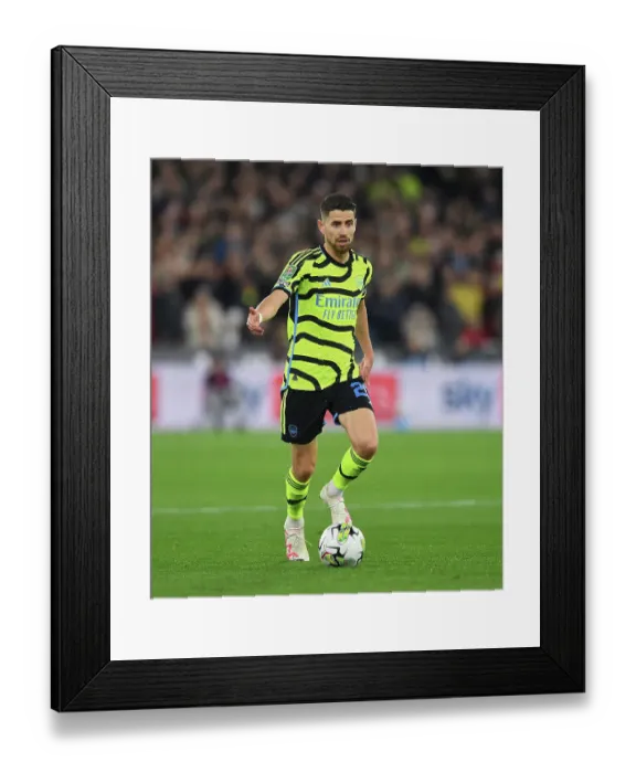 Framed Print : Jorginho in Action: West Ham United vs Arsenal - Carabao Cup 2023-24 Framed Print : Jorginho in Action: West Ham United vs Arsenal - Carabao Cup 2023-24