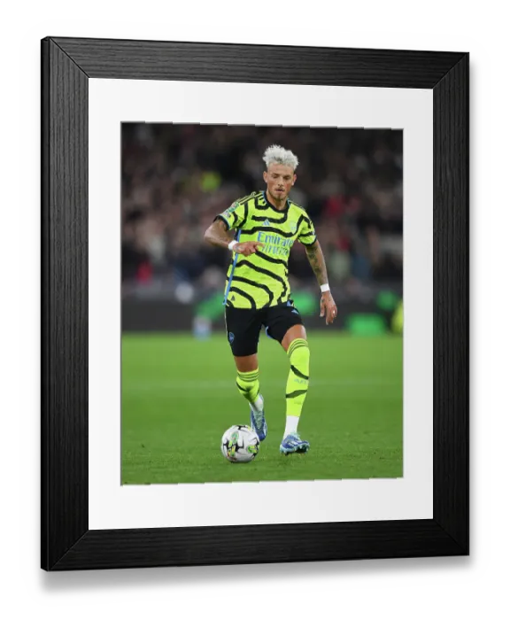 Framed Print : Ben White's Firm Stand: Arsenal's Defender Shines in Carabao Cup Battle Against West Ham Framed Print : Ben White's Firm Stand: Arsenal's Defender Shines in Carabao Cup Battle Against West Ham