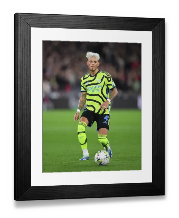 Framed Print : Ben White's Defiant Performance: Arsenal Hold Off West Ham in Carabao Cup Battle Framed Print : Ben White's Defiant Performance: Arsenal Hold Off West Ham in Carabao Cup Battle