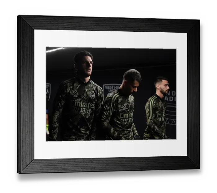 Framed Print : Arsenal Players Warm Up Ahead of West Ham United Clash in Carabao Cup Framed Print : Arsenal Players Warm Up Ahead of West Ham United Clash in Carabao Cup