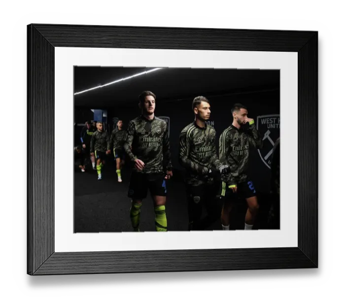Framed Print : Arsenal and West Ham United Prepare for Carabao Cup Clash at London Stadium