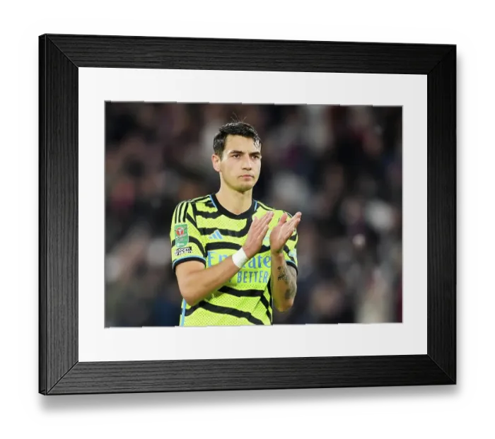 Framed Print : Jakub Kiwior Bids Emotional Farewell to Arsenal Fans After Defeat at West Ham United Framed Print : Jakub Kiwior Bids Emotional Farewell to Arsenal Fans After Defeat at West Ham United