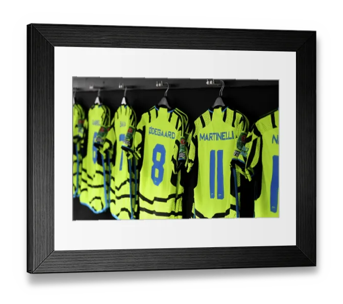 Framed Print : Arsenal FC: Martin Odegaard and Gabriel Martinelli's Pre-Match Focus - Carabao Cup Showdown against West Ham United Framed Print : Arsenal FC: Martin Odegaard and Gabriel Martinelli's Pre-Match Focus - Carabao Cup Showdown against West Ham United