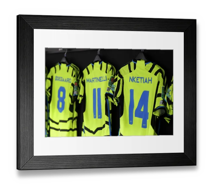 Framed Print : Arsenal's Nketiah-Laden Dressing Room: West Ham Cup Showdown Framed Print : Arsenal's Nketiah-Laden Dressing Room: West Ham Cup Showdown