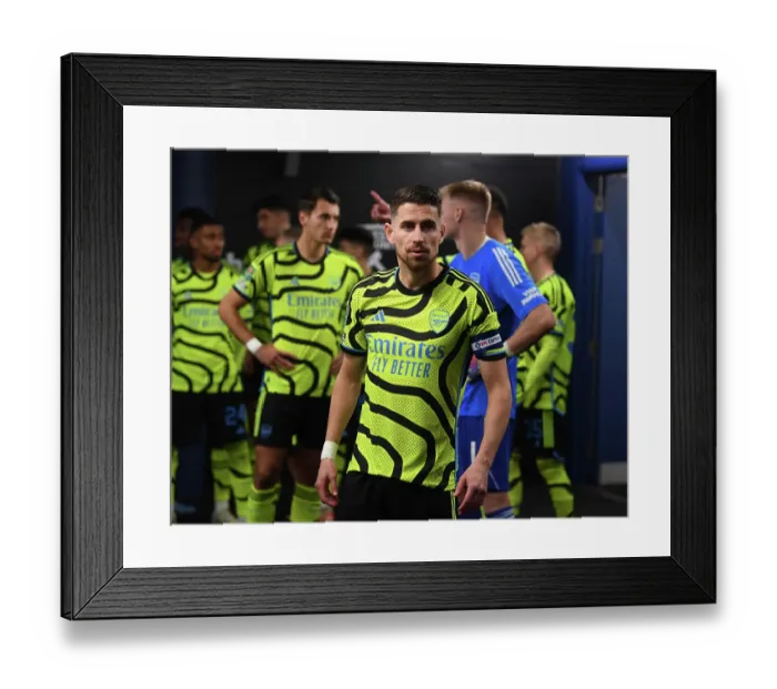 Framed Print : Jorginho Gears Up: Arsenal's Carabao Cup Showdown Against West Ham United Framed Print : Jorginho Gears Up: Arsenal's Carabao Cup Showdown Against West Ham United