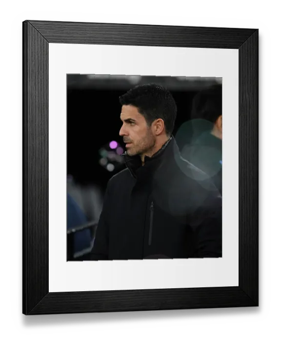 Framed Print : Mikel Arteta Before Arsenal's Carabao Cup Clash Against West Ham United, London 2023