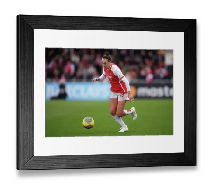 Framed Print : Arsenal Women vs Manchester City: Barclays Super League Clash at Meadow Park (2023-24)
