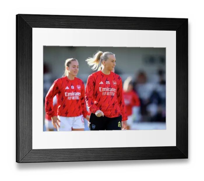 Framed Print : Arsenal Women vs Manchester City: Barclays Super League Clash at Meadow Park (2023-24)