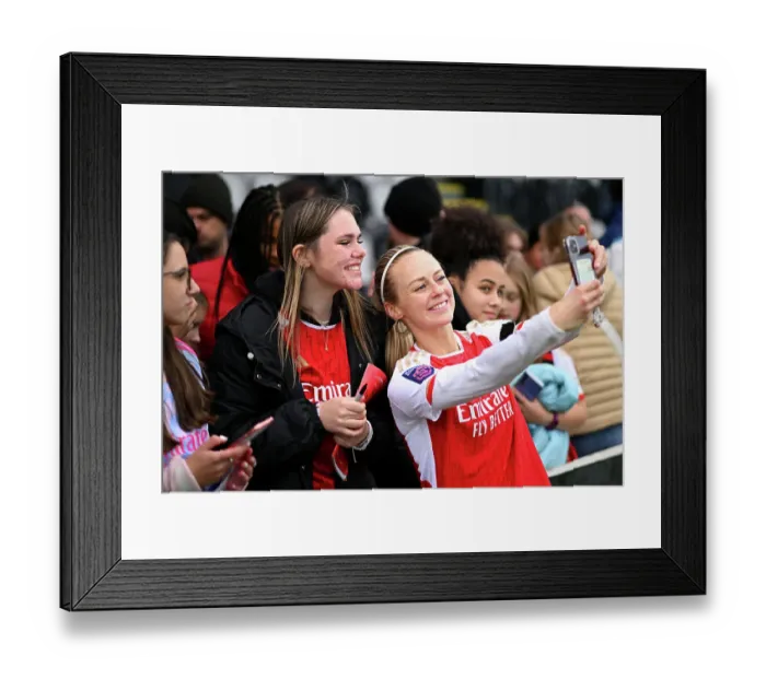 Framed Print : Arsenal Women's Super League Triumph: Defeating Manchester City (2023-24)