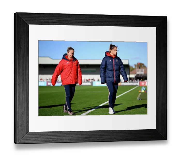 Framed Print : Arsenal Women vs Manchester City: Pre-Match Pitch Inspection at Meadow Park (2023-24) Framed Print : Arsenal Women vs Manchester City: Pre-Match Pitch Inspection at Meadow Park (2023-24)