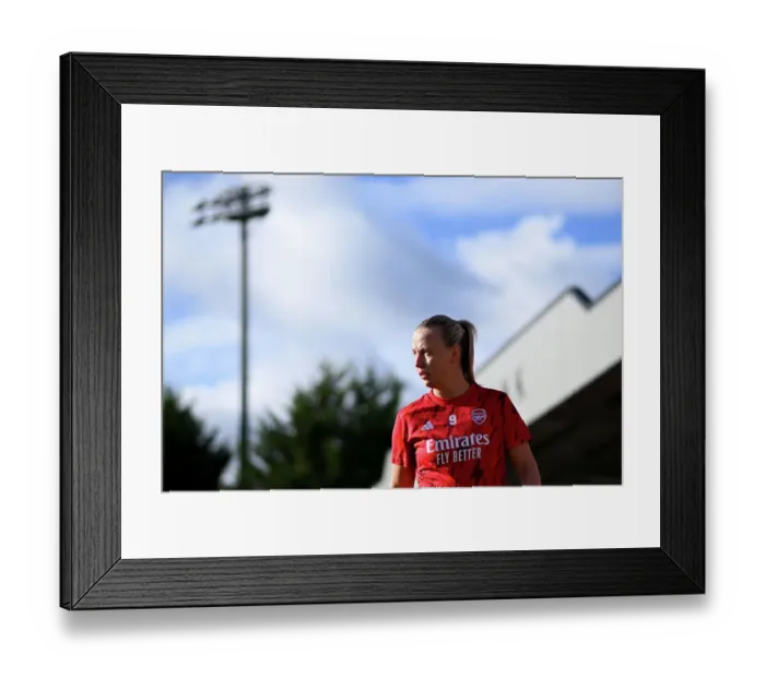 Framed Print : Arsenal vs Manchester City: A Titanic Showdown in the Barclays Super League (2023-24) - Women's Football Edition