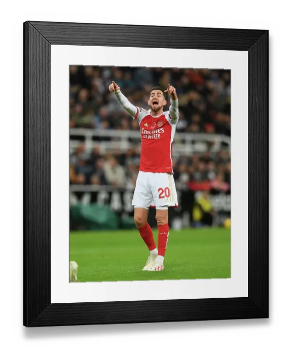 Framed Print : Jorginho in Action: Arsenal vs. Newcastle United - Premier League 2023-24