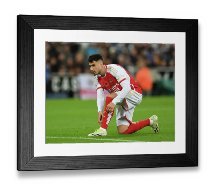 Framed Print : Martinelli Shines: Arsenal's Standout Performance vs. Newcastle United, Premier League 2023-24