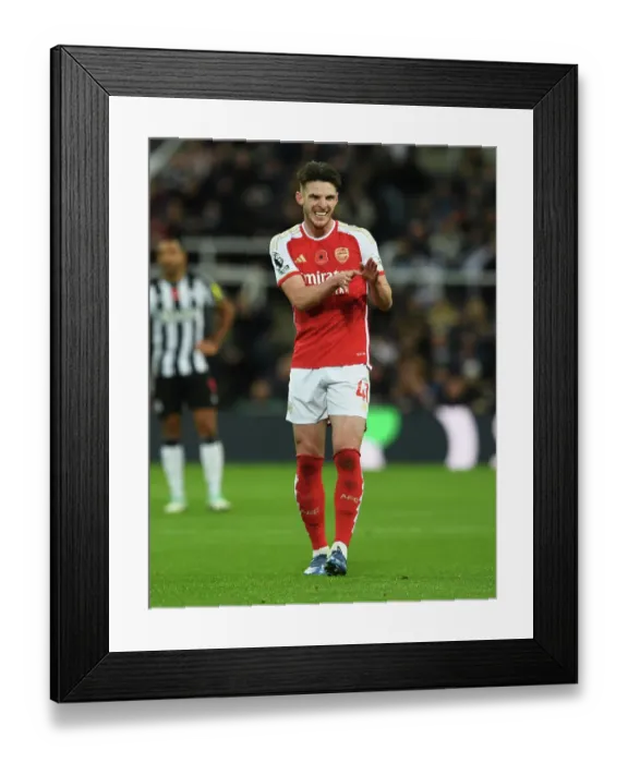 Framed Print : Declan Rice Shines: Arsenal's Premier League Victory Over Newcastle United (2023-24) Framed Print : Declan Rice Shines: Arsenal's Premier League Victory Over Newcastle United (2023-24)