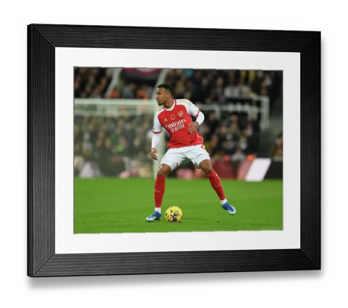 Framed Print : Gabriel Magalhaes in Action: Arsenal vs. Newcastle United, Premier League 2023-24 Framed Print : Gabriel Magalhaes in Action: Arsenal vs. Newcastle United, Premier League 2023-24