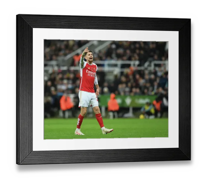 Framed Print : Jorginho in Action: Arsenal vs. Newcastle United, Premier League 2023-24