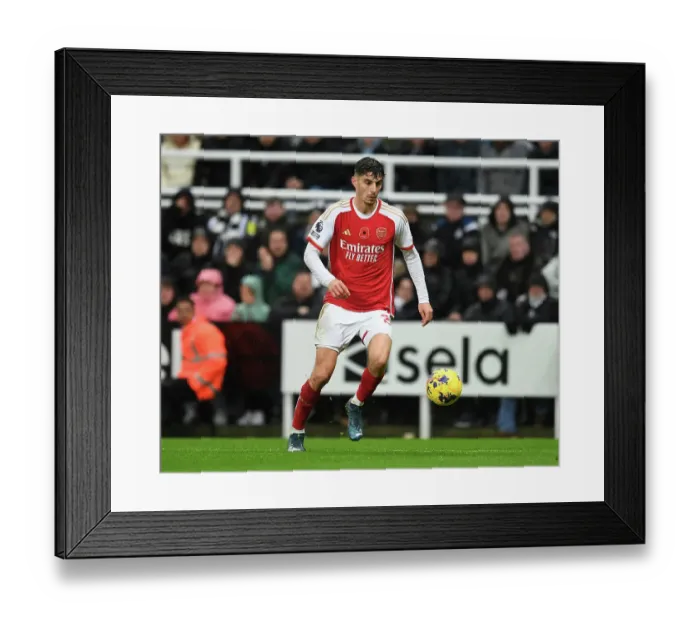 Framed Print : Havertz Shines: Arsenal's Star Performer in Newcastle United's Premier League Showdown (2023-24)
