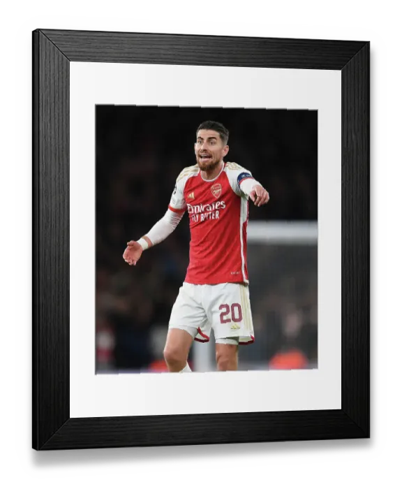 Framed Print : Jorginho's Battle: Arsenal's Fight for Victory vs Sevilla in the 2023 / 24 UEFA Champions League