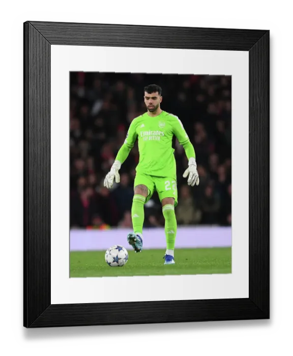 Framed Print : Arsenal FC vs Sevilla FC: David Raya's Battle in the Champions League Group Stage (2023 / 24) Framed Print : Arsenal FC vs Sevilla FC: David Raya's Battle in the Champions League Group Stage (2023 / 24)