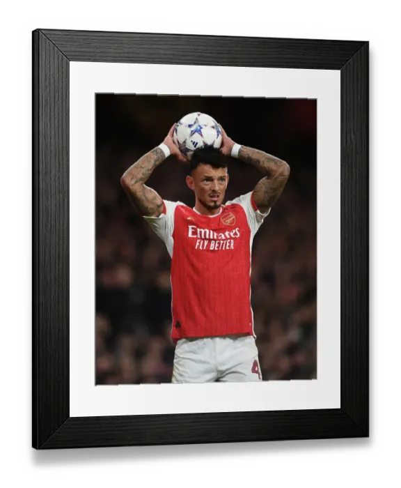 Framed Print : Arsenal's Emirates Fortress Fallen: Sevilla FC Triumphs in Champions League Battle 2023 / 24