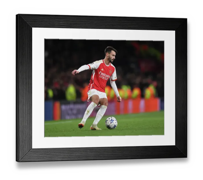 Framed Print : Arsenal's Fabio Vieira Shines: Arsenal FC Wins Against Sevilla FC in UEFA Champions League 2023 / 24