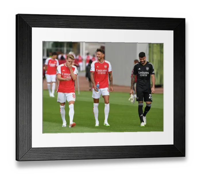 Framed Print : Arsenal FC 2023-24: Unity and Determination - The First Team's Reveal