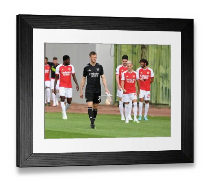 Framed Print : Arsenal FC 2023-24: Unity and Determination - The First Team's Reveal