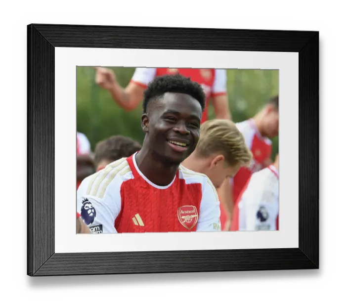 Framed Print : Arsenal FC 2023-24: United in Purpose and Drive - Men's Team Photo
