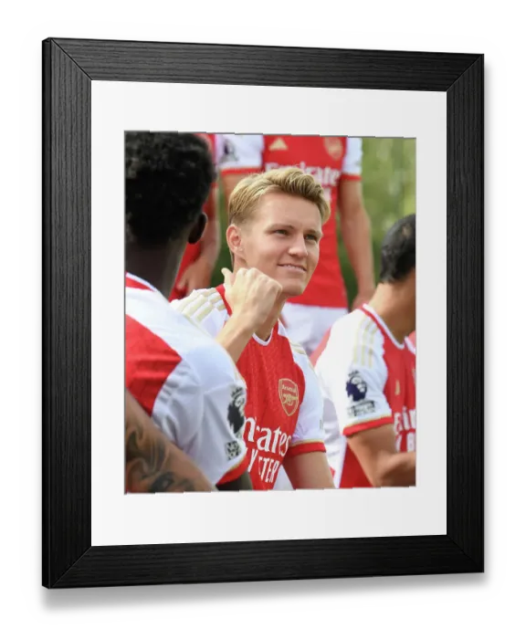 Framed Print : Arsenal FC 2023-24: Unity and Determination - The First Team's Reveal