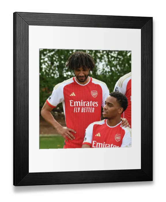 Framed Print : Arsenal FC 2023-24 First Team Squad: Unity and Determination