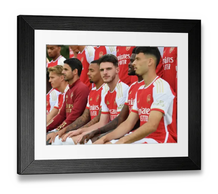 Framed Print : Arsenal FC 2023-24: Unity and Determination - The First Team Framed Print : Arsenal FC 2023-24: Unity and Determination - The First Team