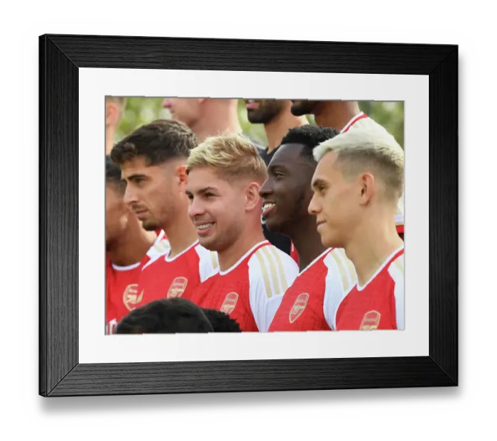 Framed Print : Arsenal FC 2023-24: Unity and Determination - The First Team Framed Print : Arsenal FC 2023-24: Unity and Determination - The First Team