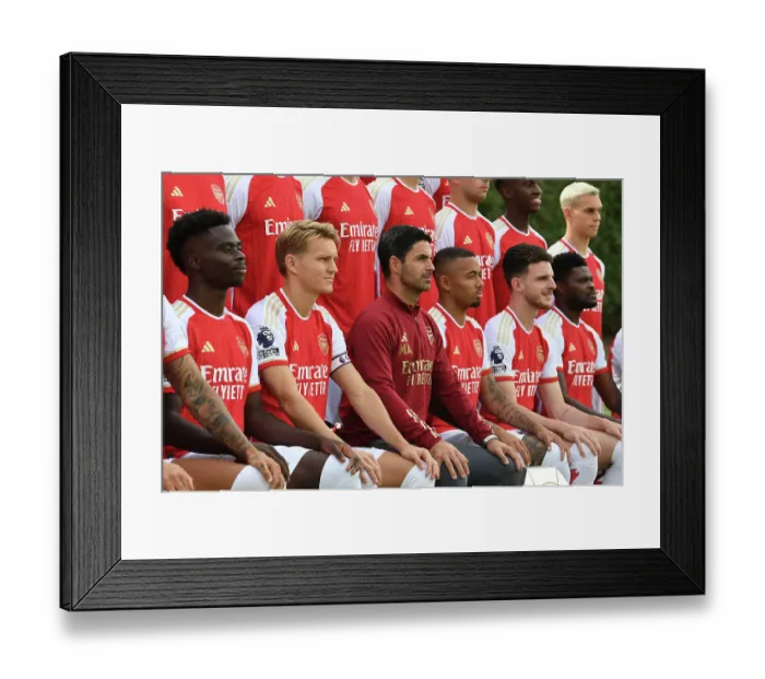 Framed Print : Arsenal FC 2023-24: Unity and Determination - The Team's Unified Front Framed Print : Arsenal FC 2023-24: Unity and Determination - The Team's Unified Front