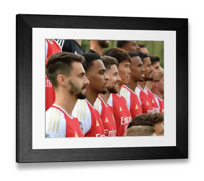 Framed Print : Unity and Determination: Introducing Arsenal FC's First Team 2023-24 Framed Print : Unity and Determination: Introducing Arsenal FC's First Team 2023-24