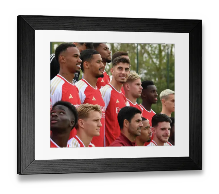 Framed Print : Arsenal FC 2023-24: Unity and Determination - The First Team Framed Print : Arsenal FC 2023-24: Unity and Determination - The First Team